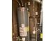 Rheem Performance Platinum water heater with visible gas and water connections, ensuring efficient home operation at 1152 S Eaton St, Lakewood, CO 80232