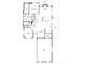 Detailed floor plan of the home's first floor showing the layout of the living spaces at 22148 Red Hawk Ln, Golden, CO 80401