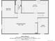 Detailed floor plan showcasing the lower level of the home at 11707 W 65Th Cir, Arvada, CO 80004