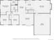Detailed floorplan showing layout of kitchen, living room, bedrooms, bathrooms, and garage spaces at 11707 W 65Th Cir, Arvada, CO 80004