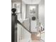Welcoming entryway with a staircase, a large window, and stylish decor at 45 W Fremont Pl, Littleton, CO 80120