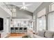 Open living space with a modern kitchen, bright windows, and comfortable seating at 45 W Fremont Pl, Littleton, CO 80120