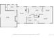 Main level floor plan with garage, kitchen, living spaces, and dimensions for the bathroom, laundry, and Gathering room at 6982 Estes Dr, Arvada, CO 80004