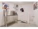 A convenient pet washing station with a stainless steel tub and wall-mounted accessories at 2876 W 53Rd Ave # 122, Denver, CO 80221