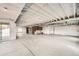 Unfinished basement with concrete floor and exposed duct work at 5926 Hickory Oaks Trl, Castle Rock, CO 80104