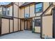 Cozy outdoor patio with sliding glass doors, offering a seamless transition to indoor living spaces at 18508 E Whitaker Cir # D, Aurora, CO 80015
