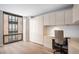 Stylish office featuring custom cabinetry and a dedicated workspace at 1625 Larimer St # 1001, Denver, CO 80202