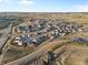 Expansive aerial view of a well-planned community, highlighting its residential layout and neighborhood design at 18014 Tree Sparrow Ave, Parker, CO 80134
