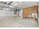 Unfinished basement with concrete floor and white insulated walls, ready for customization and expansion at 18014 Tree Sparrow Ave, Parker, CO 80134