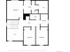 Upstairs floor plan featuring three bedrooms, multiple bathrooms, a loft, and a walk-in closet at 18014 Tree Sparrow Ave, Parker, CO 80134