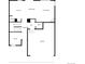 Main level floor plan view featuring kitchen, living room, office, garage and dining area at 18014 Tree Sparrow Ave, Parker, CO 80134