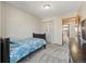 Comfortable bedroom with closet and natural light at 180 S Carlton St, Castle Rock, CO 80104