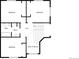 Upstairs floor plan featuring bedrooms, bathrooms and 'open to below' space at 6400 N Windfield Ave, Parker, CO 80134
