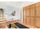 Stylish room with wood floors, window bench, and large closets for ample storage at 3350 S Forest St, Denver, CO 80222
