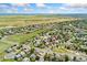 A beautiful aerial view of a well-maintained neighborhood at 3780 S Quemoy Way, Aurora, CO 80018