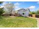 Spacious backyard with deck, grass and fence, perfect for entertaining at 3780 S Quemoy Way, Aurora, CO 80018