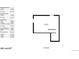 Basement floor plan showcasing dimensions of the unfinished basement at 19000 E 55Th Ave, Denver, CO 80249