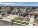 Residential neighborhood with modern homes and mountain views at 8803 S Winnipeg Ct, Aurora, CO 80016
