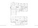 Floor plan showcasing the layout of both the main floor and the basement at 2122 S Yank Way, Lakewood, CO 80228