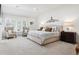 Spacious main bedroom with a light color scheme, large bed, seating area, and many windows at 5340 S Logan Dr, Greenwood Village, CO 80121