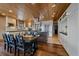 Modern kitchen with stainless steel appliances and wood cabinets at 10658 Tallberg Ln, Conifer, CO 80433