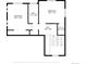 A detailed floor plan of the second floor, highlighting bedrooms, bathrooms, hall, and walk-in closet at 18143 E 104Th Way, Commerce City, CO 80022