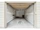 Spacious unfinished garage provides secure parking and additional storage options at 1795 Mountain Creek Dr, Georgetown, CO 80444