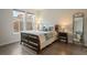 Cozy bedroom with a comfortable bed, stylish decor, and a bright window at 524 E Hinsdale Ave, Littleton, CO 80122