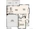 Main level floorplan featuring a 2-bay garage, kitchen, dining room, great room, study, and powder room at 10145 Quentin Ct, Commerce City, CO 80022