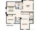 Upper level floorplan featuring an owner's suite, three bedrooms, two bathrooms, a laundry room, and a loft at 10145 Quentin Ct, Commerce City, CO 80022
