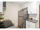 Modern kitchen featuring stainless steel appliances, sleek countertops, and ample cabinet space at 500 Manhattan Dr # B1, Boulder, CO 80303