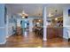 The layout connects the living room, dining area, and kitchen for easy flow and entertaining at 4070 W Exposition Ave, Denver, CO 80219