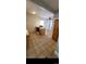 Open concept kitchen with a gas range stove and an adjoining dining area at 914 E Iowa Ave, Denver, CO 80210