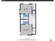 Third level floor plan with bedrooms, bathrooms, laundry room and hall at 1007 Chase St, Lakewood, CO 80214