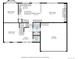 Detailed floor plan showcasing the layout of the first floor of this open-concept living home at 9954 Heywood St, Highlands Ranch, CO 80130