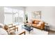 Cozy living room showcasing a large window, contemporary furniture, and light-colored decor at 4730 S Acoma St, Englewood, CO 80110