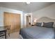 Inviting bedroom featuring a bed with neutral headboard, ample closet space, and an ensuite bathroom at 532 Kimmes Ln, Breckenridge, CO 80424
