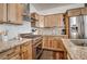 Modern kitchen featuring custom cabinets, stainless steel appliances, and granite countertops at 532 Kimmes Ln, Breckenridge, CO 80424