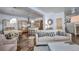 Bright living room open to the kitchen and dining area, perfect for entertaining at 532 Kimmes Ln, Breckenridge, CO 80424