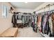 Spacious walk-in closet featuring ample storage and plenty of room for organization at 42729 Ivydel Cir, Elizabeth, CO 80107