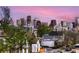 Striking city skyline view from a property in a quiet neighborhood at 3711 Mariposa St, Denver, CO 80211