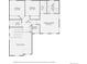 Detailed floor plan showcasing the layout of the second floor, including the bedrooms, bathrooms, and laundry room at 12653 Jersey E Cir, Thornton, CO 80602