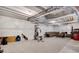 Unfinished basement featuring a home gym area and a comfortable lounge space at 87 Green Fee Cir, Castle Pines, CO 80108