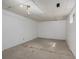 Unfinished basement space with recessed lighting, white walls, and concrete floor, offering potential for customization at 4465 E 121St Pl, Thornton, CO 80241