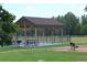 Covered picnic area with tables and seating, great for outdoor gatherings and relaxation at 4133 Niblick Dr, Longmont, CO 80503