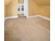 Bright attic space with unique ceiling, offering potential for a distinctive and adaptable living space at 161 W Maple Ave, Denver, CO 80223