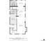 Detailed floor plan showcasing layout with dimensions of the kitchen, living room, bedroom, and bathrooms at 161 W Maple Ave, Denver, CO 80223