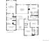 Second floor plan showcasing layout of bedrooms, bathrooms, and closet space with dimensions at 6289 Cristobal Pt, Parker, CO 80134