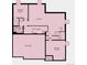 Basement floor plan featuring unfinished storage space, a rec room, and a basement bedroom with bathroom at 16320 W 92Nd Cir, Arvada, CO 80007