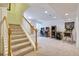 Finished basement with an arcade, featuring various arcade games and classic pinball machines at 1011 S Valentia St # 147, Denver, CO 80247